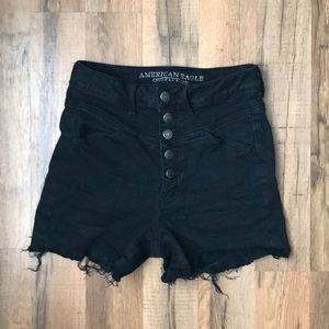 American Eagle black shorts